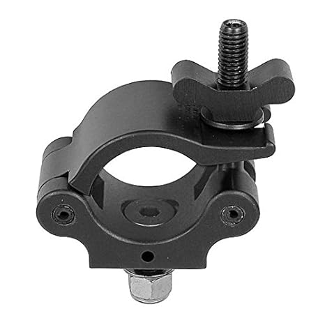 The Light Source Mega-Coupler with CS base and 1/2" Flat Head Bolt Black Anodized