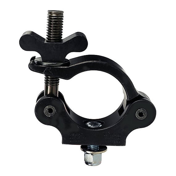 The Light Source Mega-Slim Coupler with 1/2" CS Flat Head Bolt  Black Anodized