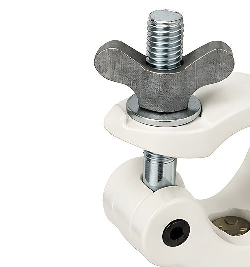The Light Source Mega-Coupler 1/2 Hex, White Powder Coat MLW