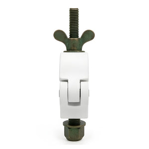 The Light Source Mega-Coupler, Stainless Steel Hardware, Nylock Nut, White Powder Coat