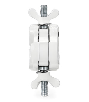 The Light Source Mega-Coupler, Swivel, White Powder Coat MLSW