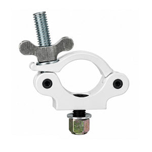 The Light SourceMega-Slim Coupler with 1/2" Flat Head Bolt, White Powder Coat MSCW-1/2CS