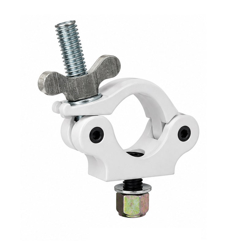 The Light SourceMega-Slim Coupler with 1/2" Flat Head Bolt, White Powder Coat MSCW-1/2CS