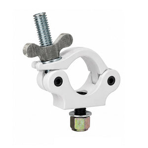 The Light SourceMega-Slim Coupler with 1/2" Flat Head Bolt, White Powder Coat MSCW-1/2CS