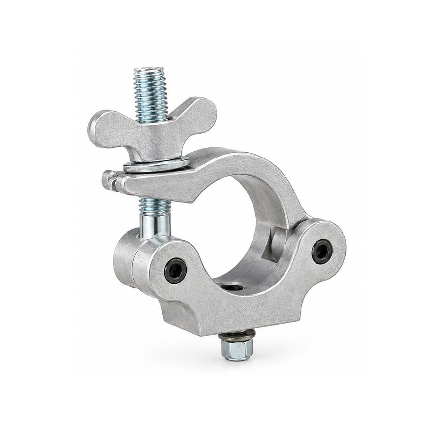 The Light Source Mega-Slim Coupler with 1/4" Flat Head Bolt, Silver MSCM-1/4CS