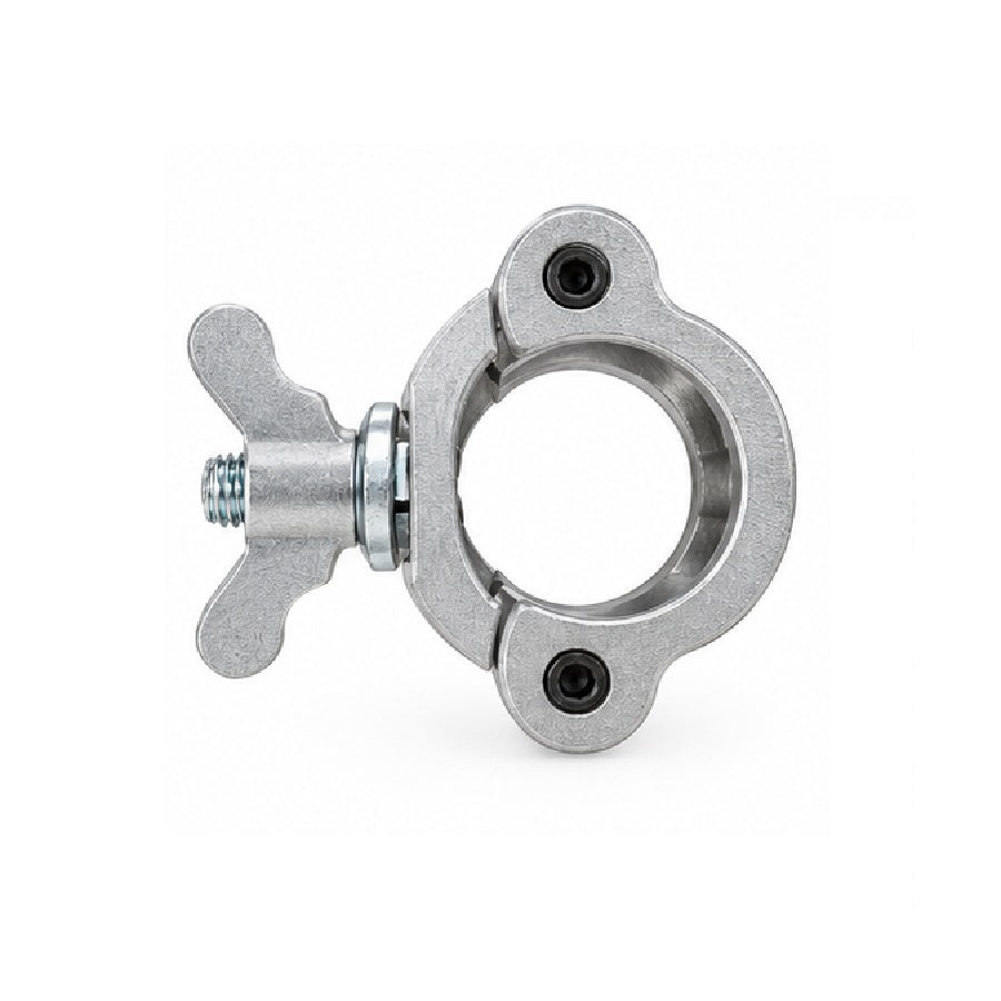The Light Source Mega-Slim Coupler with 1/4" Flat Head Bolt, Silver MSCM-1/4CS