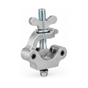 The Light Source Mega-Slim Coupler with 1/4" Flat Head Bolt, Silver MSCM-1/4CS
