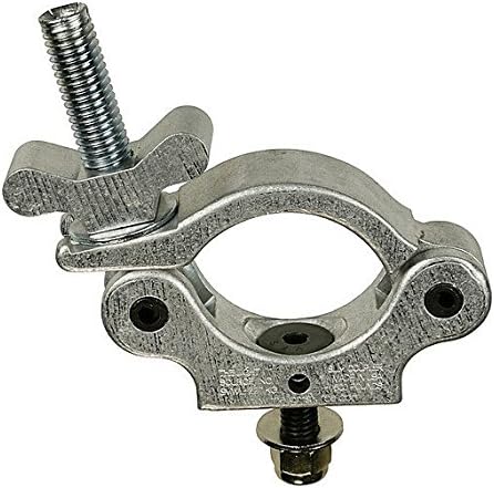 The Light Source Mega-Slim Coupler with 3/8" Flat Head Bolt, Silver MSCM-CS