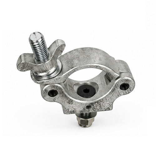 The Light Source Mega-Slim Coupler with 3/8" Flat Head Bolt, Silver MSCM-CS