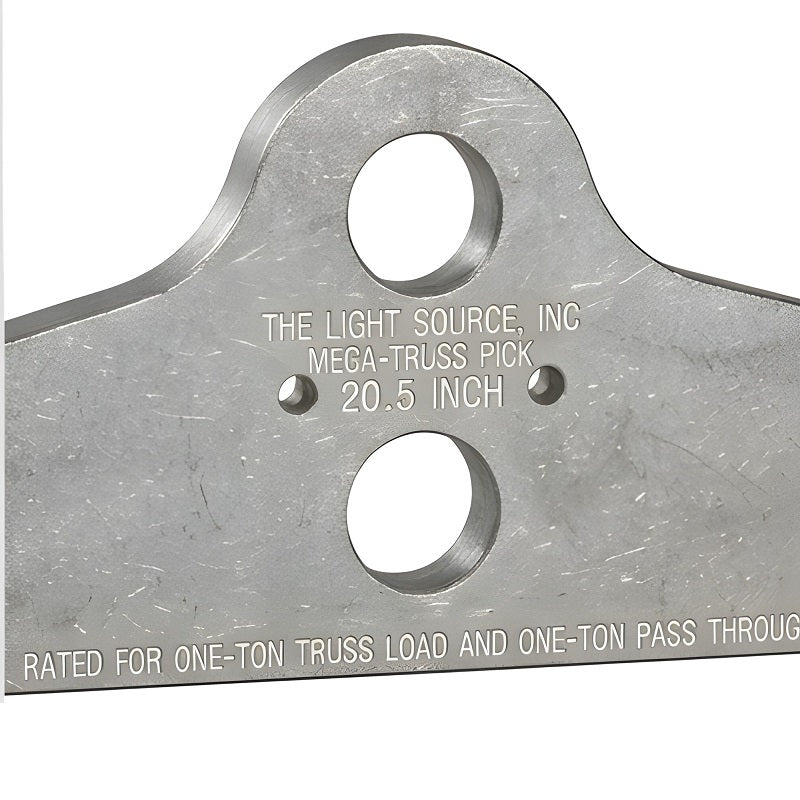 The Light Source Mega-Truss Pick, Total Structures, 1 ton, Silver