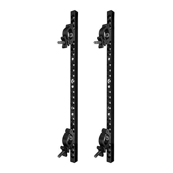 The Light Source Universal Plasma Mount, Black Anodized, Set of two mounting bars and two Slim-Couplers