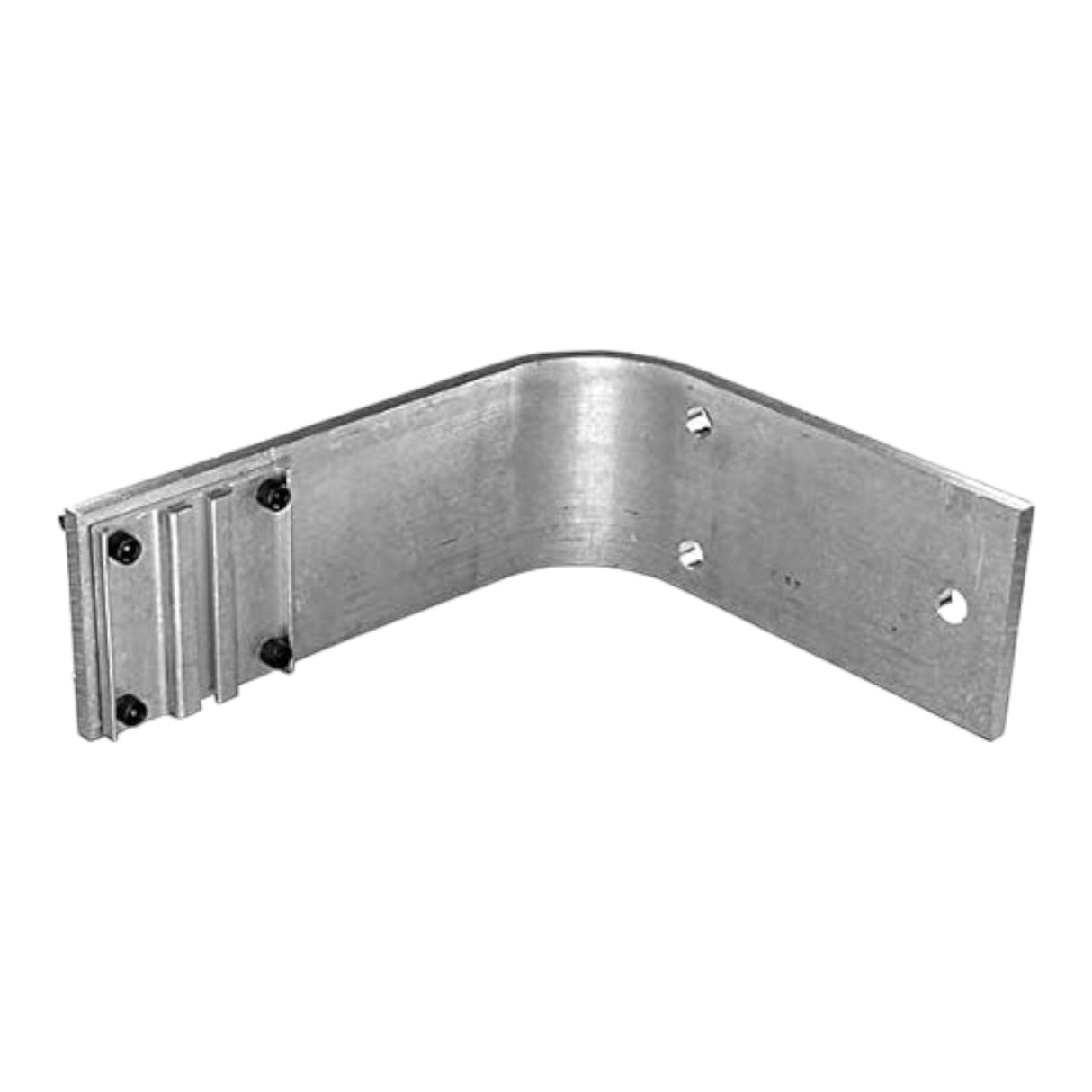 The Light Source Wall Mount Trackhanger, 16" off wall, Silver