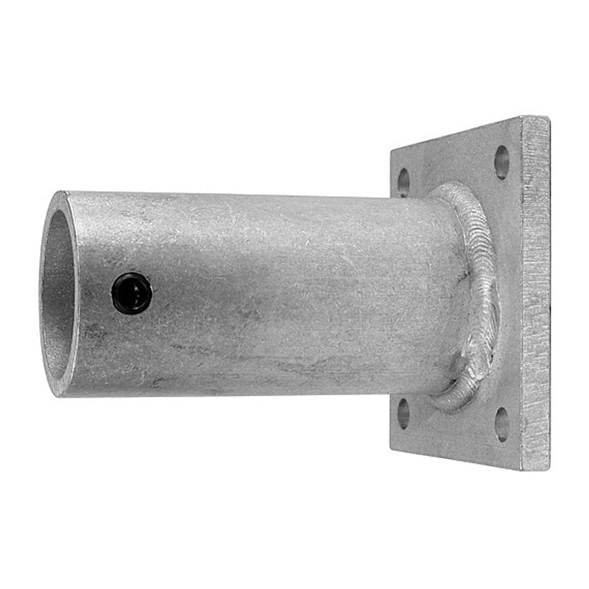 The Light Source Wall Mount for 1.5" Nominal (1.9" O.D.) Pipe, White Powder Coat