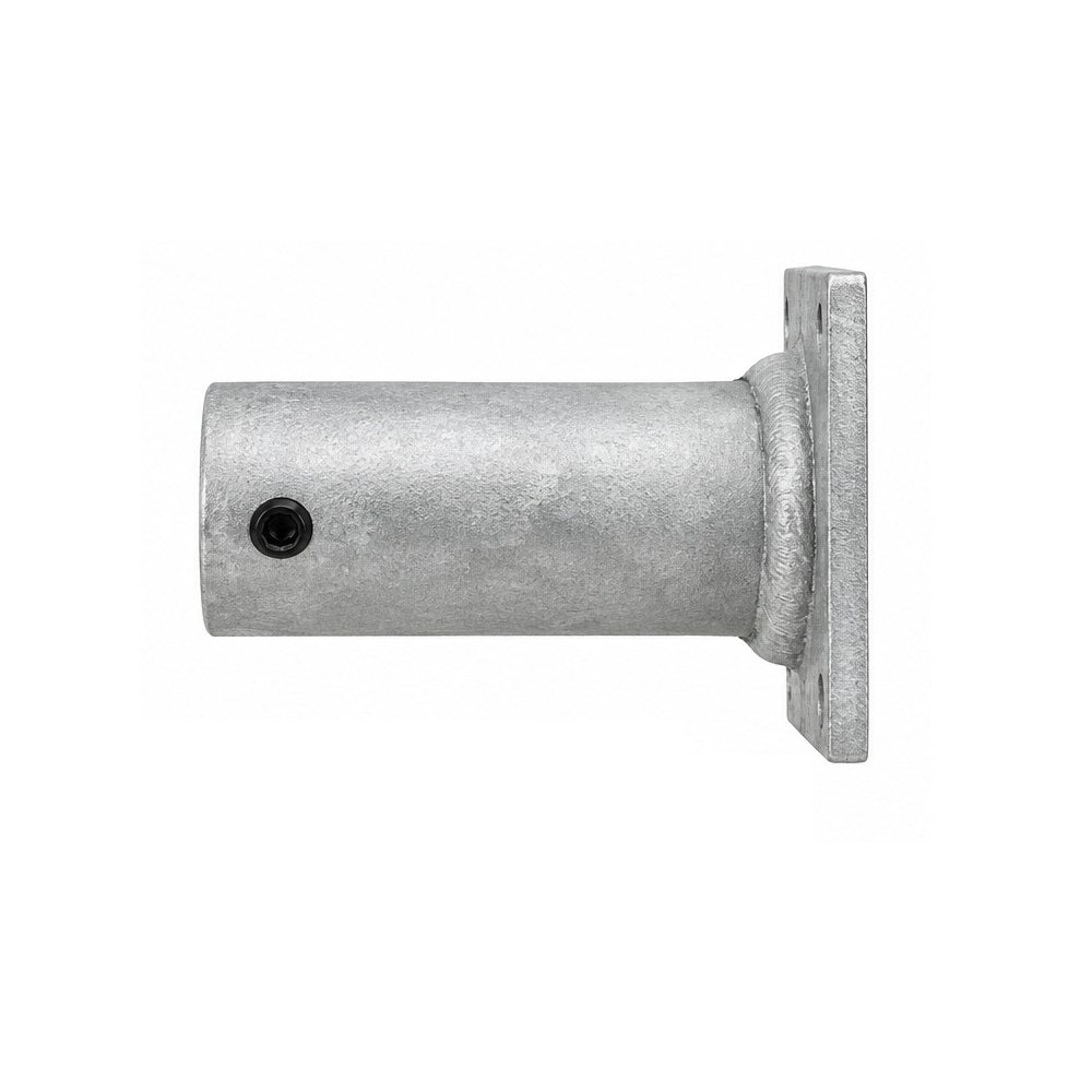 The Light Source Wall Mount for 1.5" Nominal (1.9" O.D.) Pipe, White Powder Coat WM1.5PW