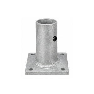 The Light Source Wall Mount for 1.5" Nominal (1.9" O.D.) Pipe, White Powder Coat WM1.5PW