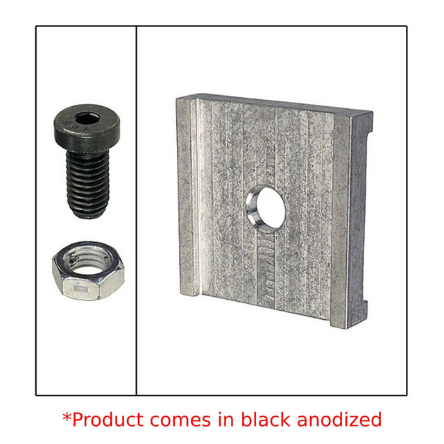 The Light Source 90 Degree Fixed Mega-Coupler XL Hardware Kit, Retrofit Kit, Black Anodized