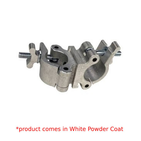 The Light Source 90 Degree Fixed Mega-Coupler XL, White Powder Coat