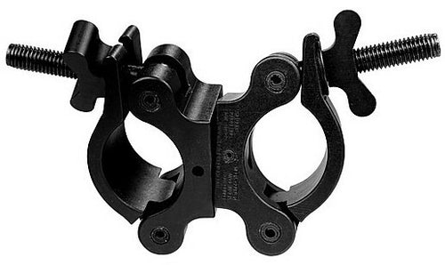 The Light Source Mega-Coupler, Swivel, Nylock Nut, Black Anodized MLSB-NN