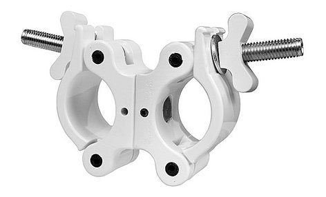 The Light Source Mega-Coupler, Swivel, White Powder Coat MLSW