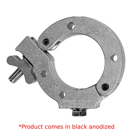 The Light Source Monstro-Coupler, 3" Pipe (OD 3"), Counter Sunk, Black Anodized