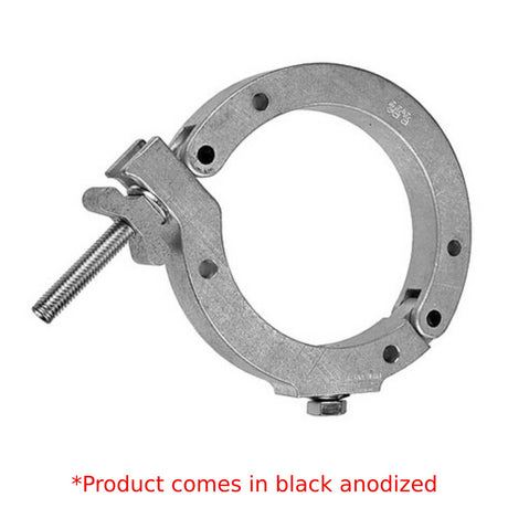 The Light Source Monstro-Coupler, 5" Pipe (OD 5.56"), Counter Sunk, Black Anodized