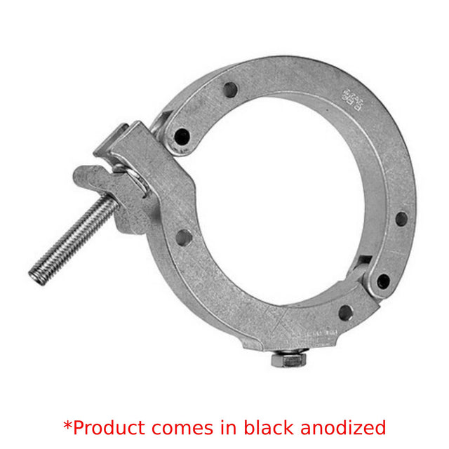 The Light Source Monstro-Coupler, 5" Pipe (OD 5.56"), Counter Sunk, Black Anodized