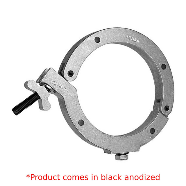 The Light Source Monstro-Coupler, 6" OD Tube, Counter Sunk, Black Anodized