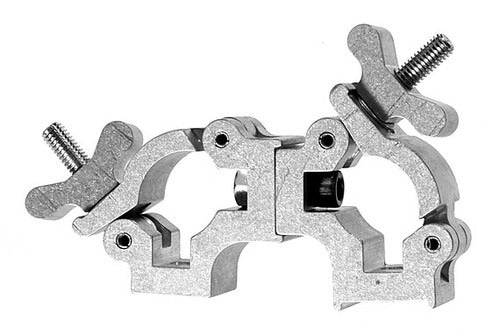 The Light Source Quad Coupler 1.5 Swivel to Mega-Coupler, Silver QC1.5M-MLM