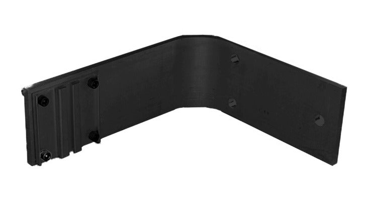 The Light Source Threaded Rod Hanger for Mega-Batten Clamp, .375, Black Anodized