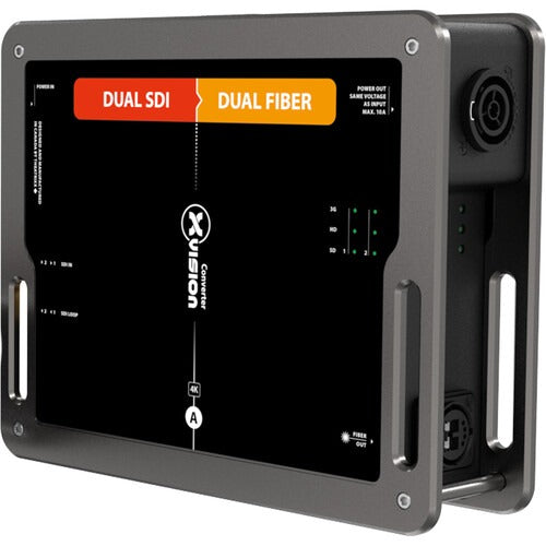 Theatrixx Technologies Dual 12G-SDI to Dual Fiber xVision Converter (Single-Mode, OpticalCON Dual)