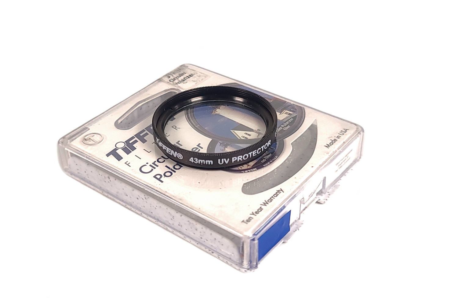 Tiffen 43MM UV Protector Filter Lens in Tiffen Case