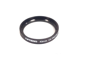 Tiffen 43MM UV Protector Filter Lens in Tiffen Case