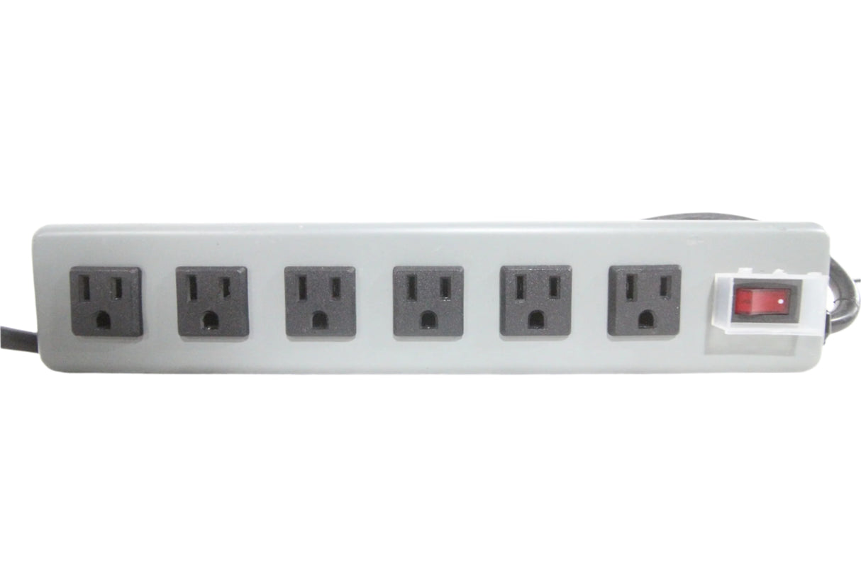 Tripp Lite UL24RA-15 Waber Industrial 15Amp Power Strip 6 Outlets 15' Cord