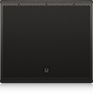 Turbosound NUQ115B-AN-UL 3000 Watt 15" Front Loaded Subwoofer with Klark Teknik DSP Technology and ULTRANET Networking