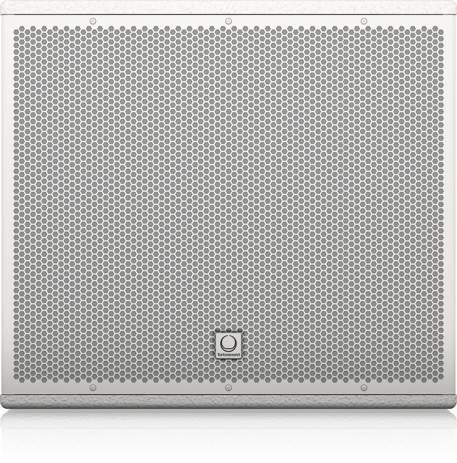 Turbosound NUQ115B-AN-WH-UL 3000 Watt 15" Front Loaded Subwoofer with Klark Teknik DSP Technology and ULTRANET Networking (White)