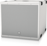 Turbosound NUQ115B-AN-WH-UL 3000 Watt 15" Front Loaded Subwoofer with Klark Teknik DSP Technology and ULTRANET Networking (White)