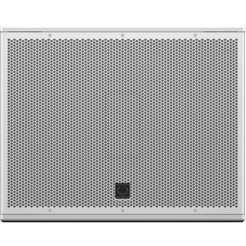 Turbosound NUQ115B-WH 15" Front Loaded Subwoofer for Portable PA and Installation Applications (White)