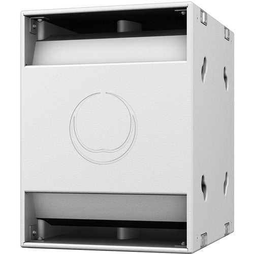 Turbosound NUQ118B-AN-WH-UL 3000 Watt 18" Band Pass Subwoofer with Klark Teknik DSP Technology and ULTRANET Networking (White)
