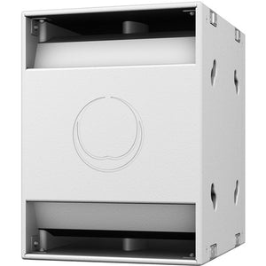 Turbosound NUQ118B-AN-WH-UL 3000 Watt 18" Band Pass Subwoofer with Klark Teknik DSP Technology and ULTRANET Networking (White)