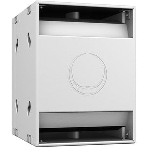 Turbosound NUQ118B-WH 18" Band Pass Subwoofer for Portable PA and Installation Applications (White)