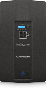 Turbosound NUQ122-AN-UL 2500 Watt 2-Way 12" Full Range Powered Loudspeaker with Klark Teknik DSP Technology and ULTRANET Networking