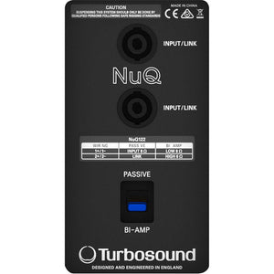 Turbosound NUQ122-WH 2-Way 12" Full Range Loudspeaker for Portable PA and Installation Applications (White)