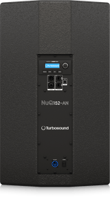 Turbosound NUQ152-AN-UL 2500 Watt 2-Way 15" Full Range Powered Loudspeaker with Klark Teknik DSP Technology and ULTRANET Networking