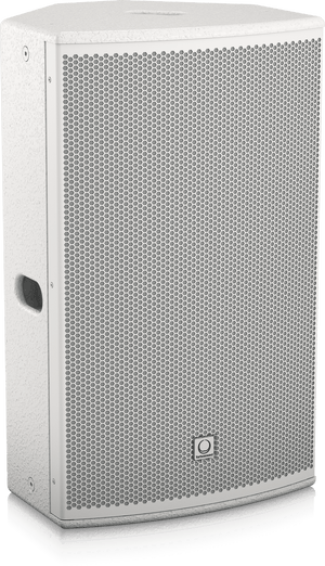 Turbosound NUQ152-AN-WH-UL 2500 Watt 2-Way 15" Full Range Powered Loudspeaker with Klark Teknik DSP Technology and ULTRANET Networking (White)