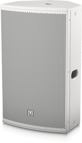 Turbosound NUQ152-AN-WH-UL 2500 Watt 2-Way 15" Full Range Powered Loudspeaker with Klark Teknik DSP Technology and ULTRANET Networking (White)