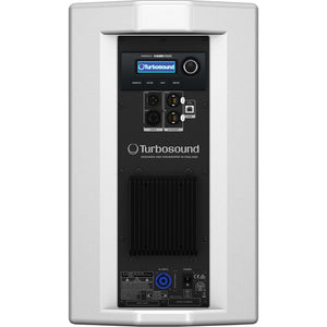 Turbosound NUQ82-AN-WH-UL 600 Watt 2-Way 8" Full Range Powered Loudspeaker with Klark Teknik DSP Technology and ULTRANET Networking (White)