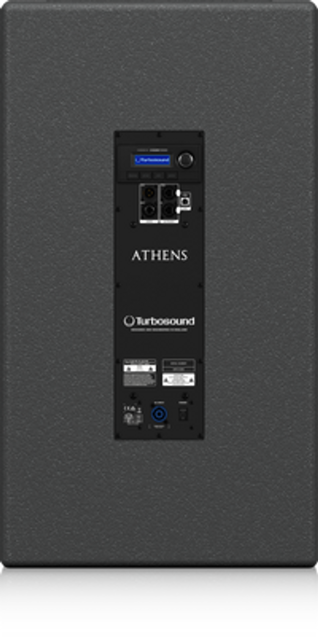 Turbosound TCS115B-AN-UL 3000 Watt 15" Front Loaded Subwoofer with Klark Teknik DSP Technology and ULTRANET Networking