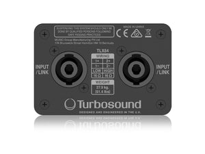 Turbosound TLX84 2-Way 8" Line Array Element for Portable and Fixed Installation Applications
