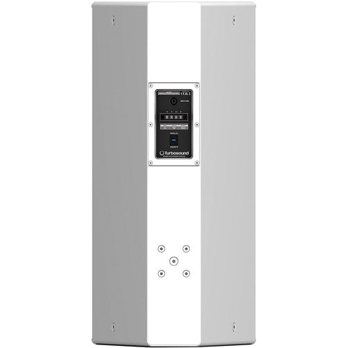 Turbosound TCS122/94-WH Arrayable 2 Way 12" Full Range Loudspeaker with Dendritic Waveguide for Installation Applications, 90° H x 40° V Dispersion (White) - 2