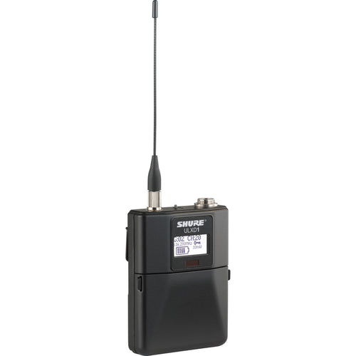 Shure ULXD1 Digital Wireless Bodypack Transmitter with 3-Pin LEMO Connector J50A: 572-616MHz